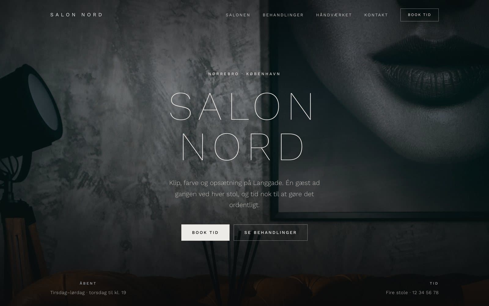 Demo: Salon Nord, frisør